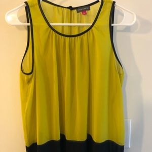 Vince Camuto Sheer Sleeveless Tank Top